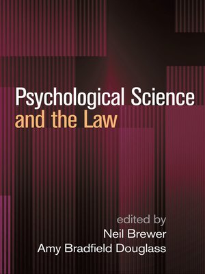 cover image of Psychological Science and the Law